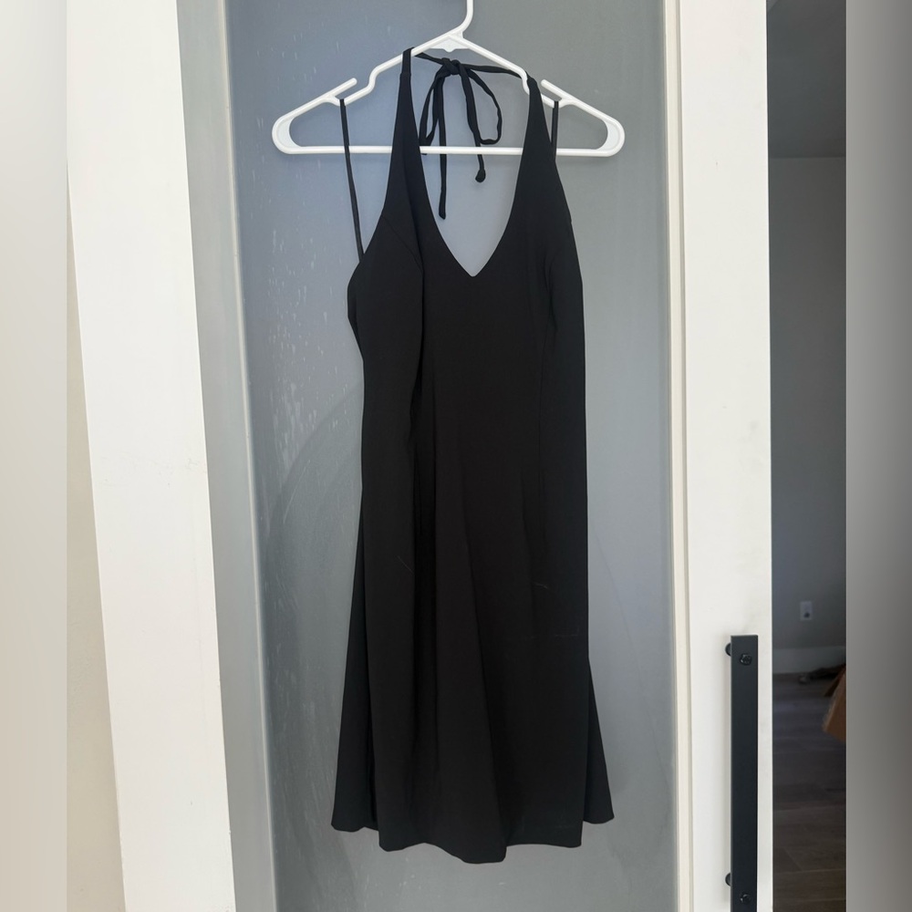 Amanda Smith Black Halter Dress